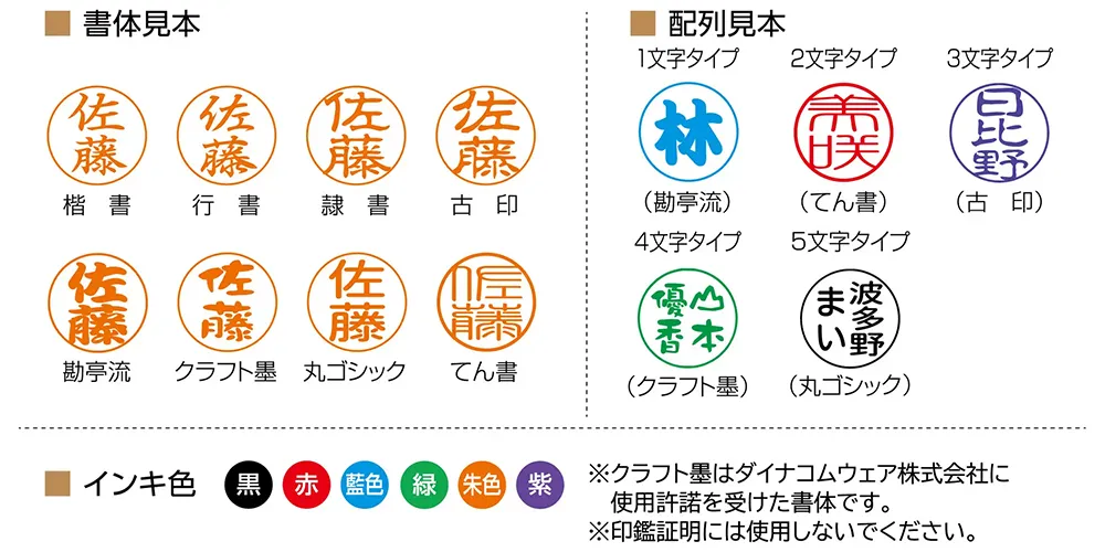 キャップレス9 バイオマスプラスチック なつ印見本
