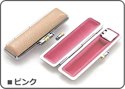 印鑑ケース ファンシーカラーモミ ピンク