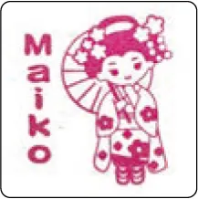 印面（日本アクスタ浸透印・日本スタンプ共通） 舞妓