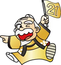 はんこ屋さん21のマスコットキャラクター 黄門様