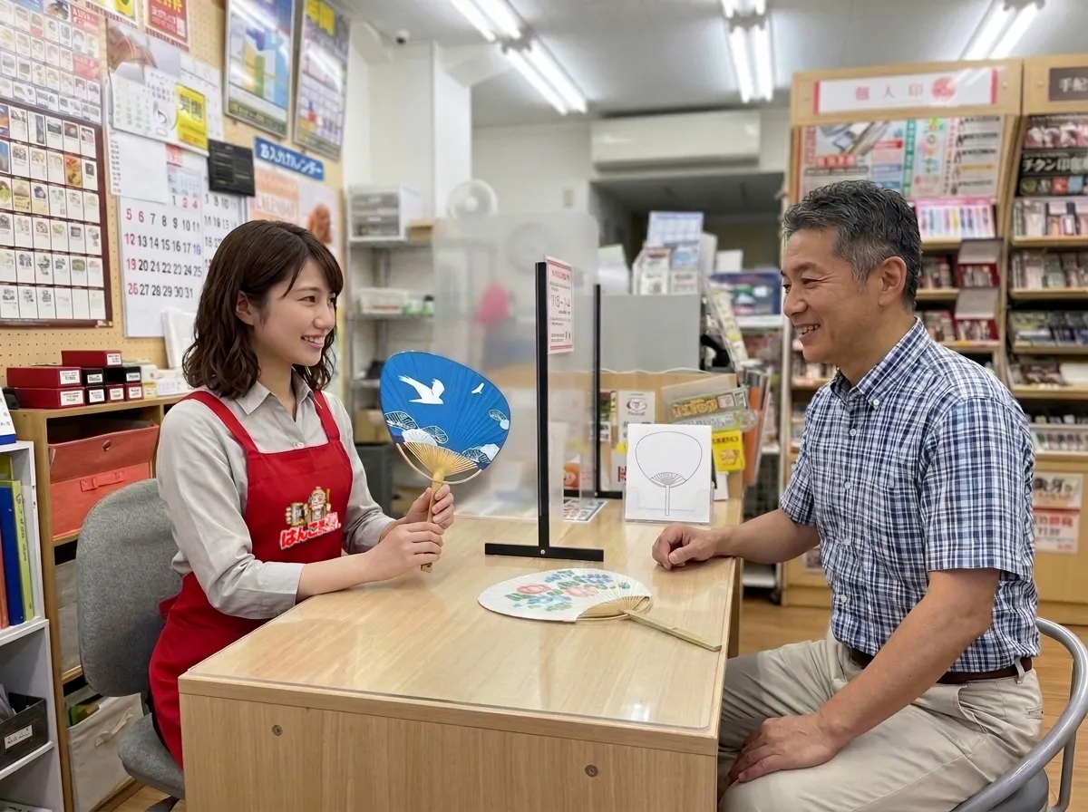 絵柄・原稿・印刷色を選ぶだけ