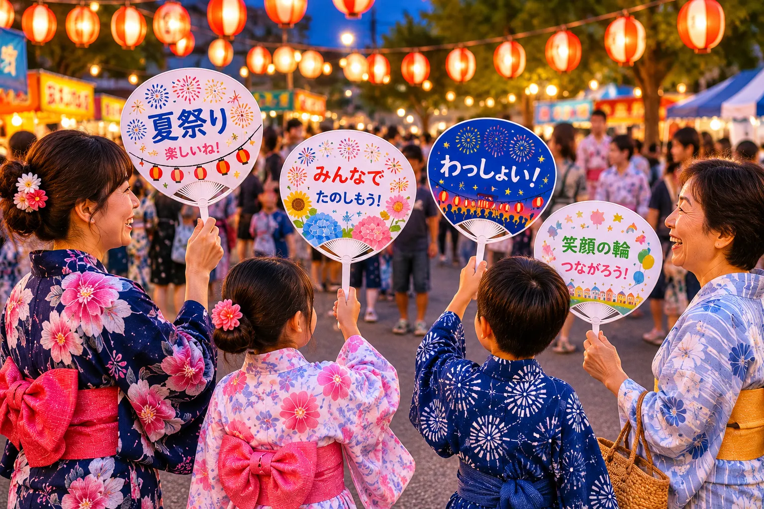 用途に合わせてうちわのデザインを考えよう